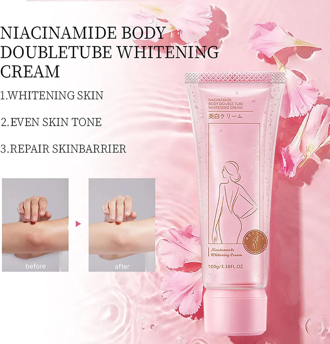 Niacinamide Body Whitening Cream 100gram