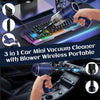 3 in 1 Portable Car Vacuum Cleaner – Wireless Handheld Vacuum with Blower & HEPA Filter