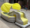 Kids and Adults Activity Inflatable Swimming Pool with Slide & Canopy