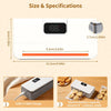 2-in-1 Rechargeable Mini Bag Sealer — LED Display, Magnetic Fridge Mount & Built-in Cutter