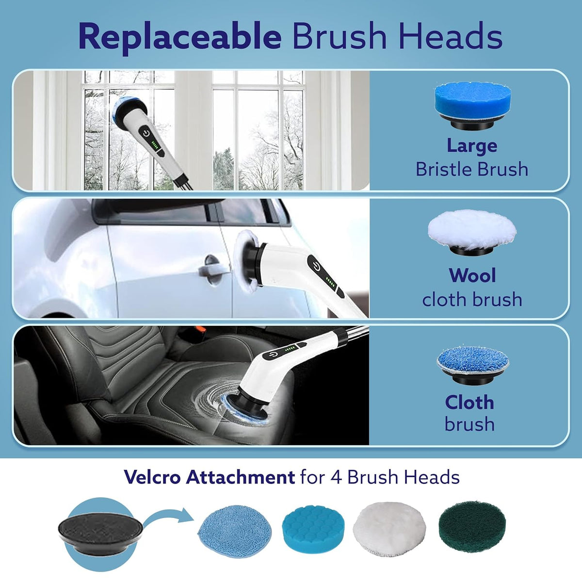 Royal Electric Spin Scrubber, Cleaning Brush Scrubber for Home