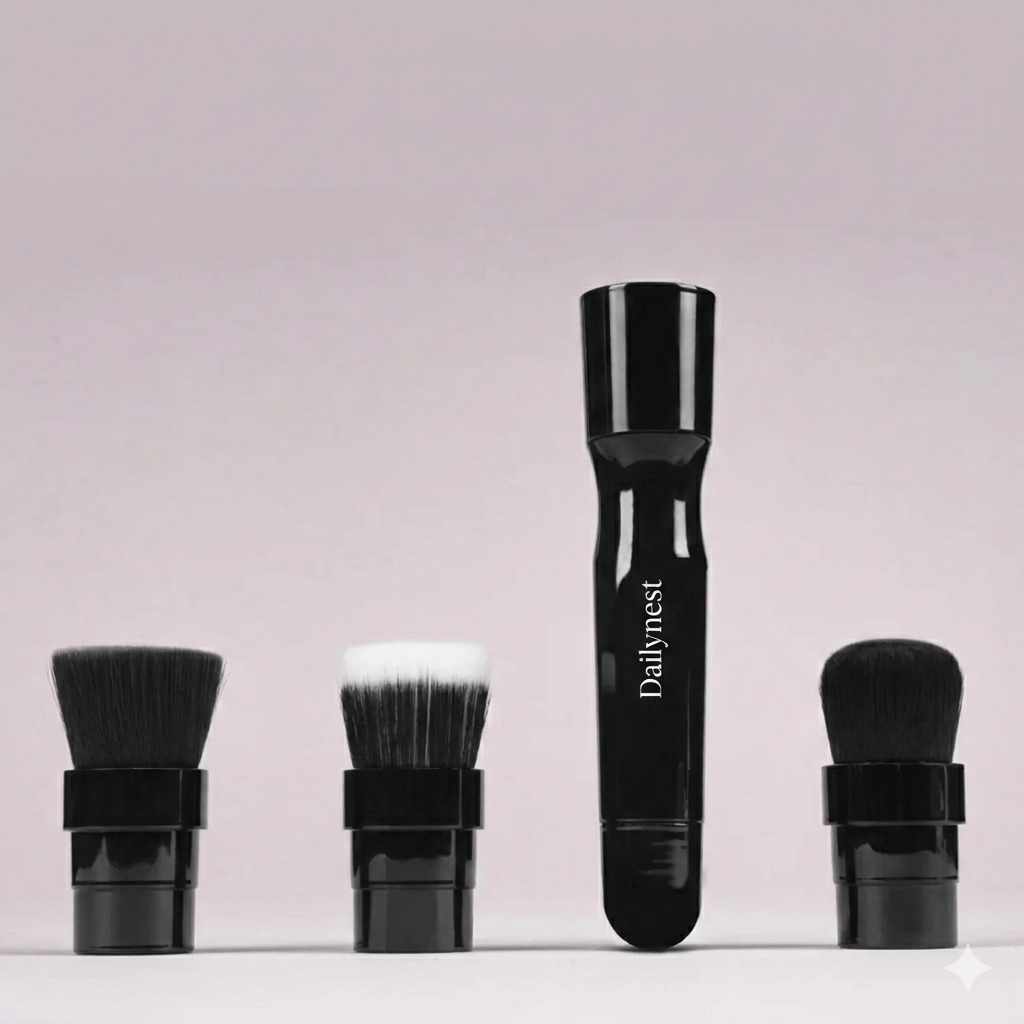 Rotating Makeup Brush for Flawless Blending