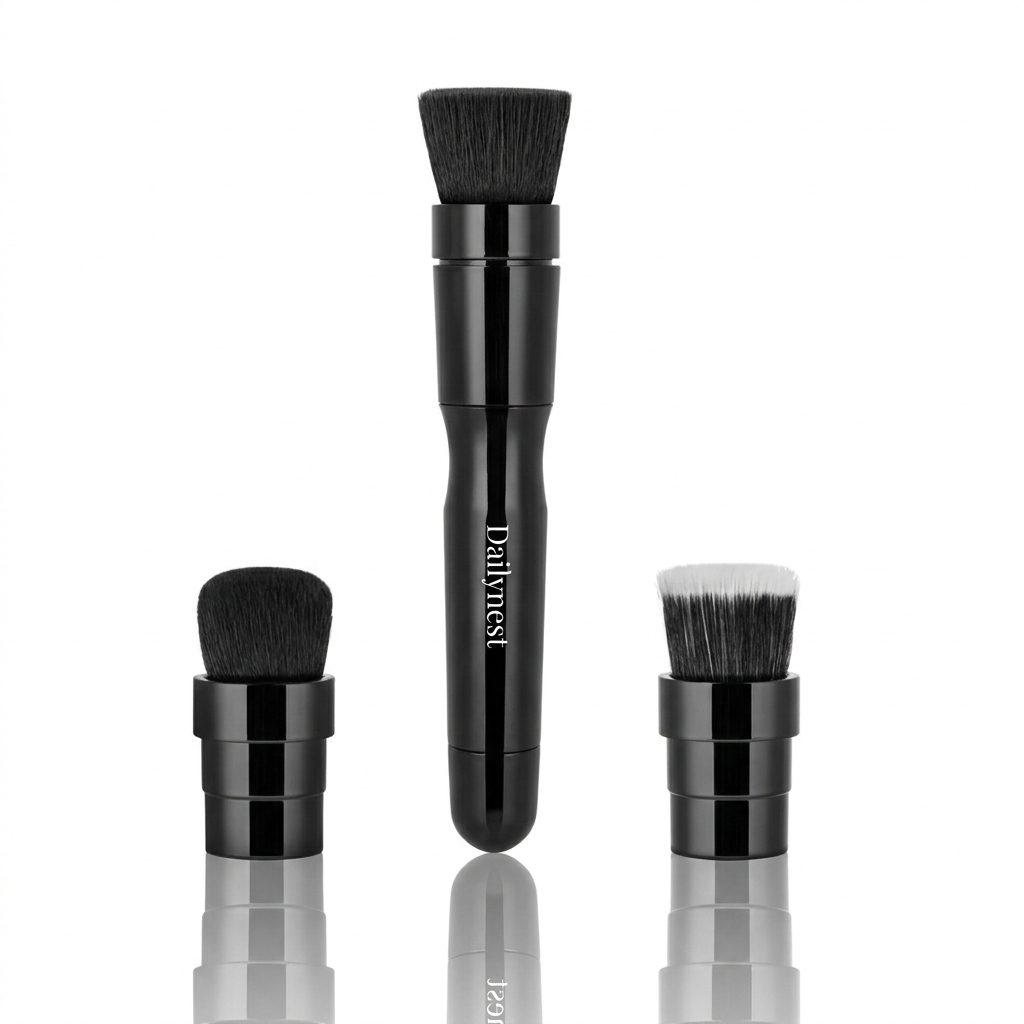 Rotating Makeup Brush for Flawless Blending