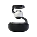Rotating air freshener dashboard car ornament with glass sphere and metal spiral/ring structure-decorative display accessory