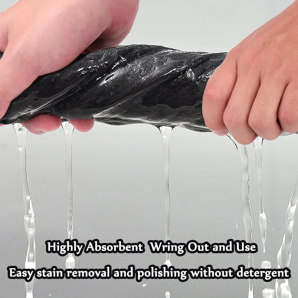Magic Cleaning Cloth – Thickened Microfiber Reusable Kitchen & Home Cleaning Cloths (Set of 3)